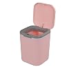 0.5 Gallon Tiny Countertop Trash Can, Mini Desktop Garbage Can with Push-Button, Black