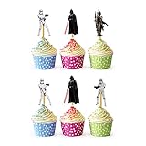 My Smart Choice カップケーキトッパーピック24個(スターウォーズ)