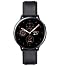 Produktbild Samsung Galaxy Watch Active2 Explorer Edition, Fitnesstracker aus Edelstahl, großes Display, ausdauernder Akku, wassergeschützt, 44 mm, inklusive 2x araree Schutzfolie, LTE, Schwarz