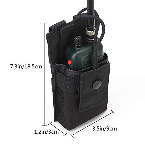 Pochette radio Molle nylon étui talkie-walkie BaoFeng UV-5R UV82 - 2