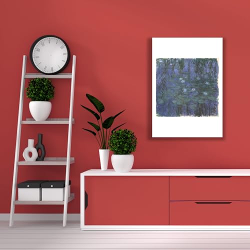 Impression d'archivage Claude Monet Nénuphars bleus format moyen mat
