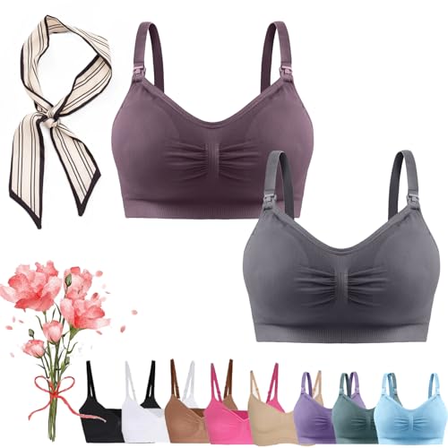 Soutien-Gorge sans Armatures Grand Confort Doublure Femme Pack de 2