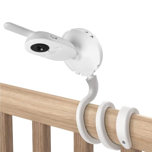 SkingHong Babyphone Halterung Kompatibel mit Philips Avent SCD843/26,SCD833/26,SCD891/26,SCD811/26,SCD630/26,SCD620/26 Video Babykamera - Flexibel Silikon Babyfon Baby Monitor Halter
