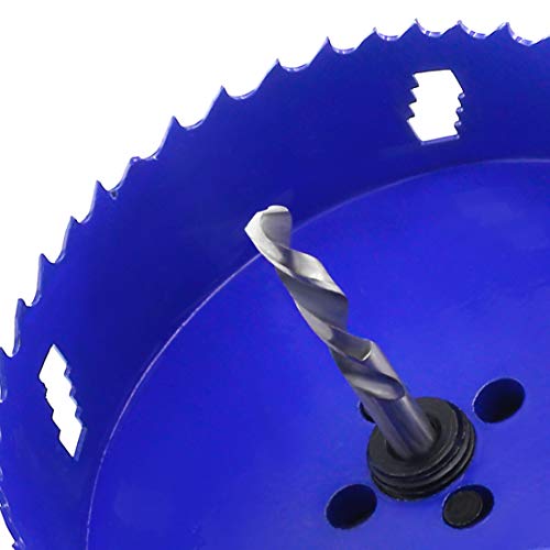 Image of 7 Inch Hole Saw with Arbor, 1.2 Inch Cutting Depth