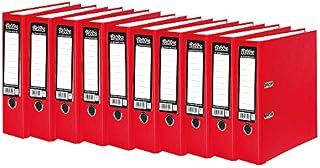ED 10 x Pukka A4 Glossy 2-Ring Lever Arch File School Work Office 75mm Spine File Organiser (Navy), Does not apply