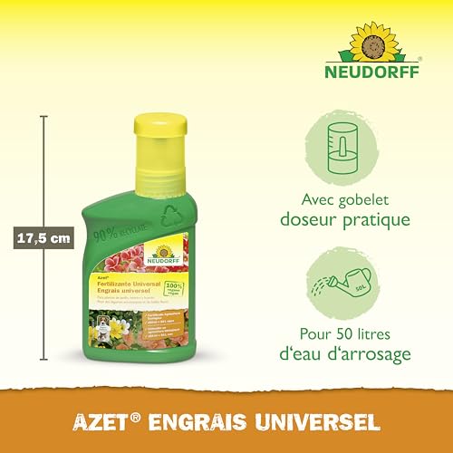 Neudorff Azet Engrais universel – Engrais 100% naturel pour toutes les plantes, favorise une croissance vigoureuse, une récolte abondante et une floraison luxuriante, 250 ml – Image 4
