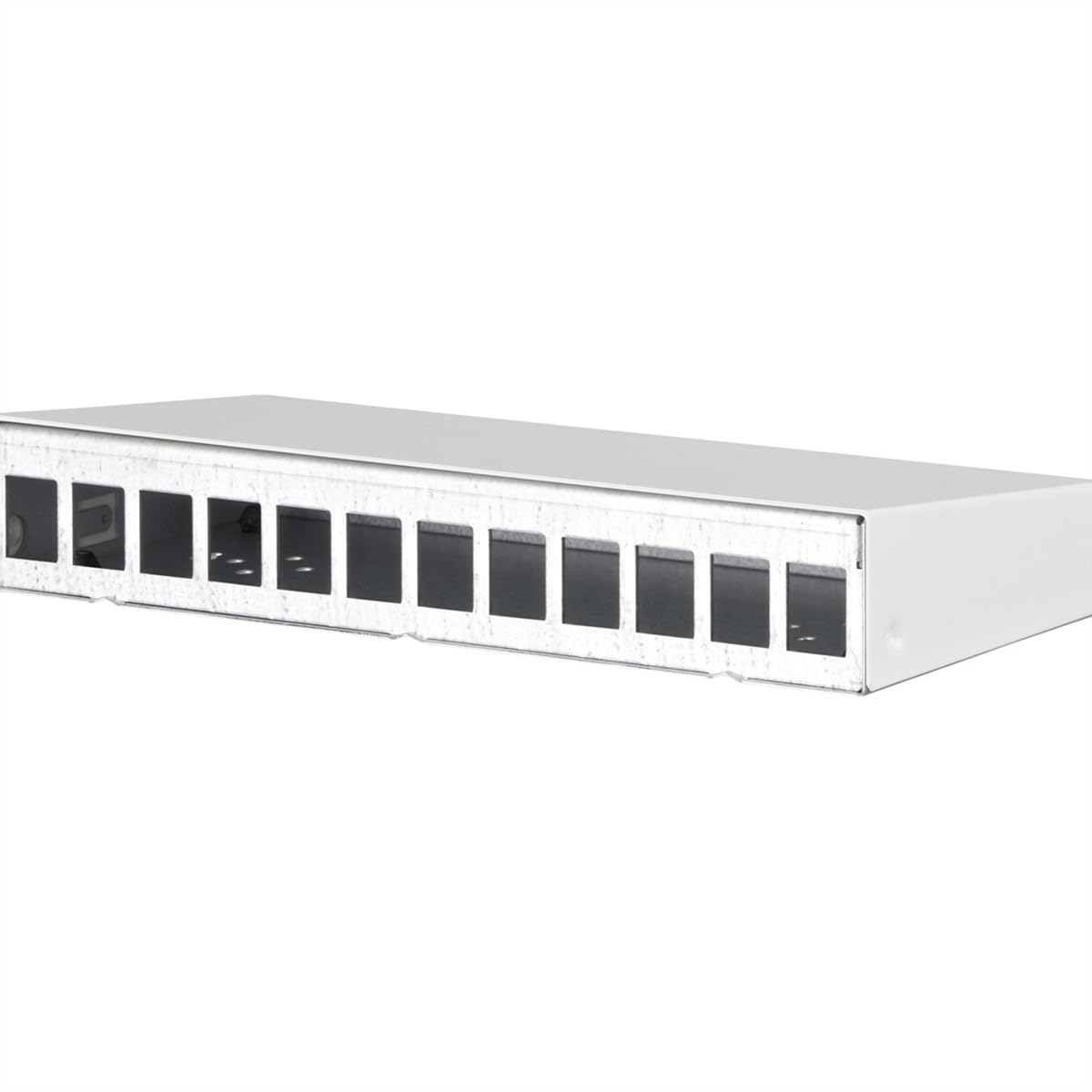 METZ CONNECT Keystone RAL9010 AP Enclosure 12 Port Pure White