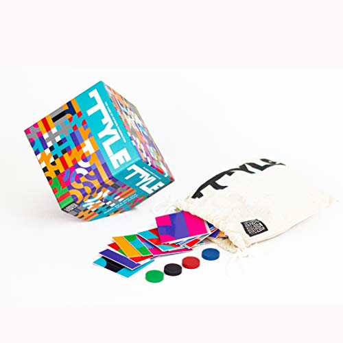 Professor Puzzle TYLE - Rotate, flip & Slide Your Tyles to Victory - A Unique lateral Thinking Family Board Game by Looney Goose.