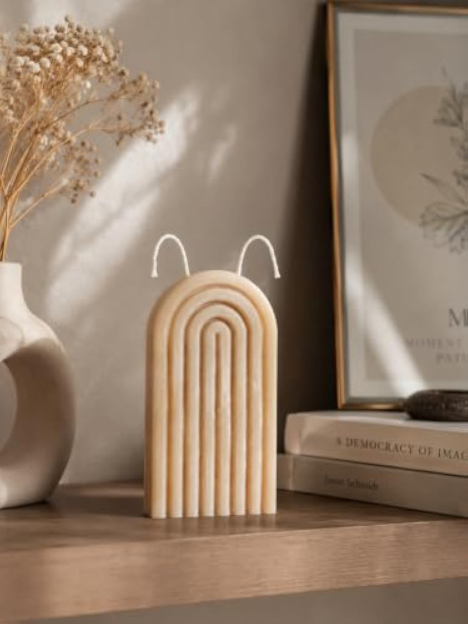 Arch Soy Wax Decorative Candle | Sculpture Arch
