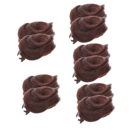 Extensions de cheveux en chignon femme queue de cheval postiche volumateur lot 5