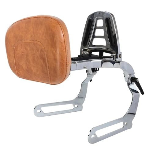 Coussin dossier moto polyvalent réglable pour les longs trajets en Fat Bob