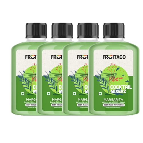 Image of Fruitaco Margarita Cocktail Mixers - Finely Crafted Non-Alcoholic 300ml (Pack of 4)