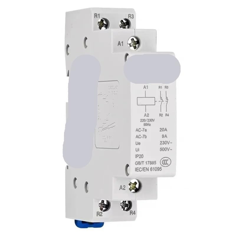 NCH8-20A 25A 40A 63A modułowy AC domowy mini stycznik 220 V 230 V 400 V 1NO 1NC 2NO 2NC 4NO NCH8 2 4 fazy (NCH8-40A, 1NO1NC)
