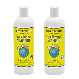 earthbath, Hypoallergenic Dog Shampoo – Fragrance Free Dog Shampoo for Allergies and Itching, Made in USA, Cruelty Free Dog Wash, Gentle Puppy Shampoo, Soothing Cat Shampoo – 16 oz (2 Pack)