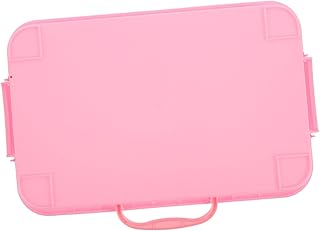 PartyKindom Mesa De Arena Caja De Arena para Caja Plastico Almacenaje Juguetes De Bandeja De Arena Juguetes De Arena para Rellenos Creativos para Rosa El Plastico