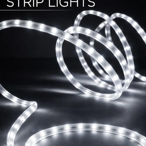 Image of V.E.S.P.A SMD LED Strip Lights Waterproof Lighting for Home Wall Decor & Interior Decoration | Perfect for Diwali Lighting | | Wedding | Events | Strip Lights | (White, 45 Meter)