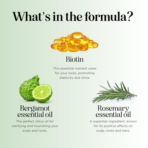 Image of Woodsy Biotin Shampoo for Thinning Hair - Volumizing Shampoo for Fine Hair with B Vitamins Rosemary Bergamot Spruce & Tea Tree Oils - Paraben Silicone and Sulfate Free Vegan Formula (16 Fl Oz)