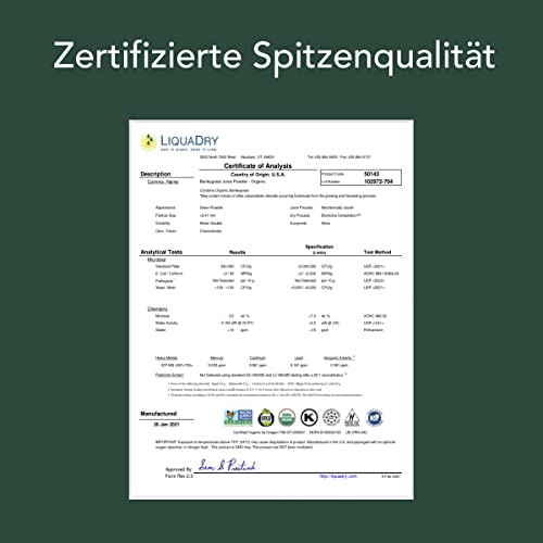 Zumo de Hierba de Cebada Ecológico en Polvo | Barley Grass Juice Powder (400 g) - Imagen 7