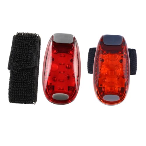 POPETPOP Running Lights Clip for Jogging Bike Taillight Outdoor Adventure Safety Running Gear 2-Pack