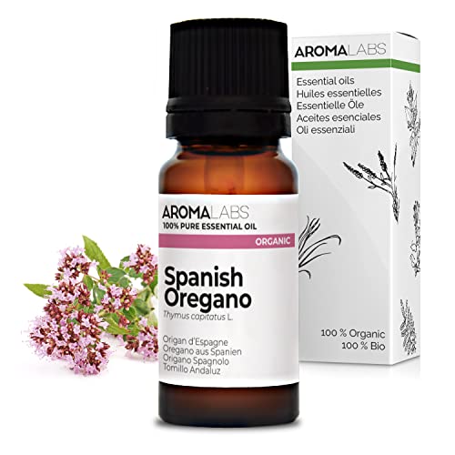 Origan D'Espagne BIO (Thymbra capitata) - 10 mL - Huile Essentielle Chémotypée et Certifiée AB - Aroma Labs - Made in France