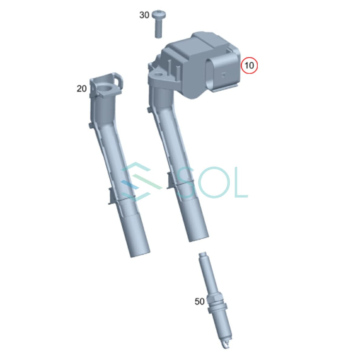 Amazon | CAPSOL イグニッションコイル 4本セット(1台分) W176 W246