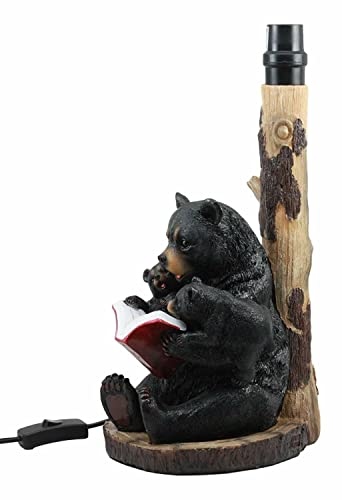 Ebros Gift Mama Bear Reading to Cubs Table Lamp #TOP28