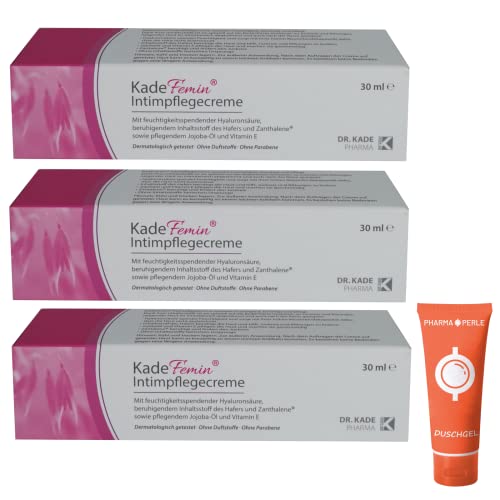 KadeFemin Intimpflegecreme I 3x 30 ml Sparset I plus PharmaPerle giveaway