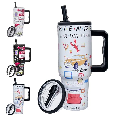 wonshia 40oz TV Tumbler with Lid and Straw Stainless Steel Coffee Cup Funny TV Show Gifts,Vaccum Insulated Double Wall Coffee Mug Gifts for Brithday Anniversary Christmas - image 1
