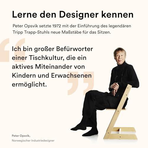 Tripp Trapp Stuhl von Stokke, Soft Mint – Verstellbarer, anpassbarer Stuhl für Kleinkinder, Kinder & Erwachsene – Praktisch, bequem & ergonomisch – Klassisches Design