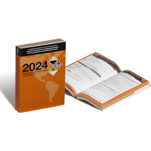 Labelmaster 2024 Emergency Response Guidebook (ERG) Standard Bound, Pocket Size, Guide to Help When Responding to Transportation Emergencies Involving Hazardous Materials