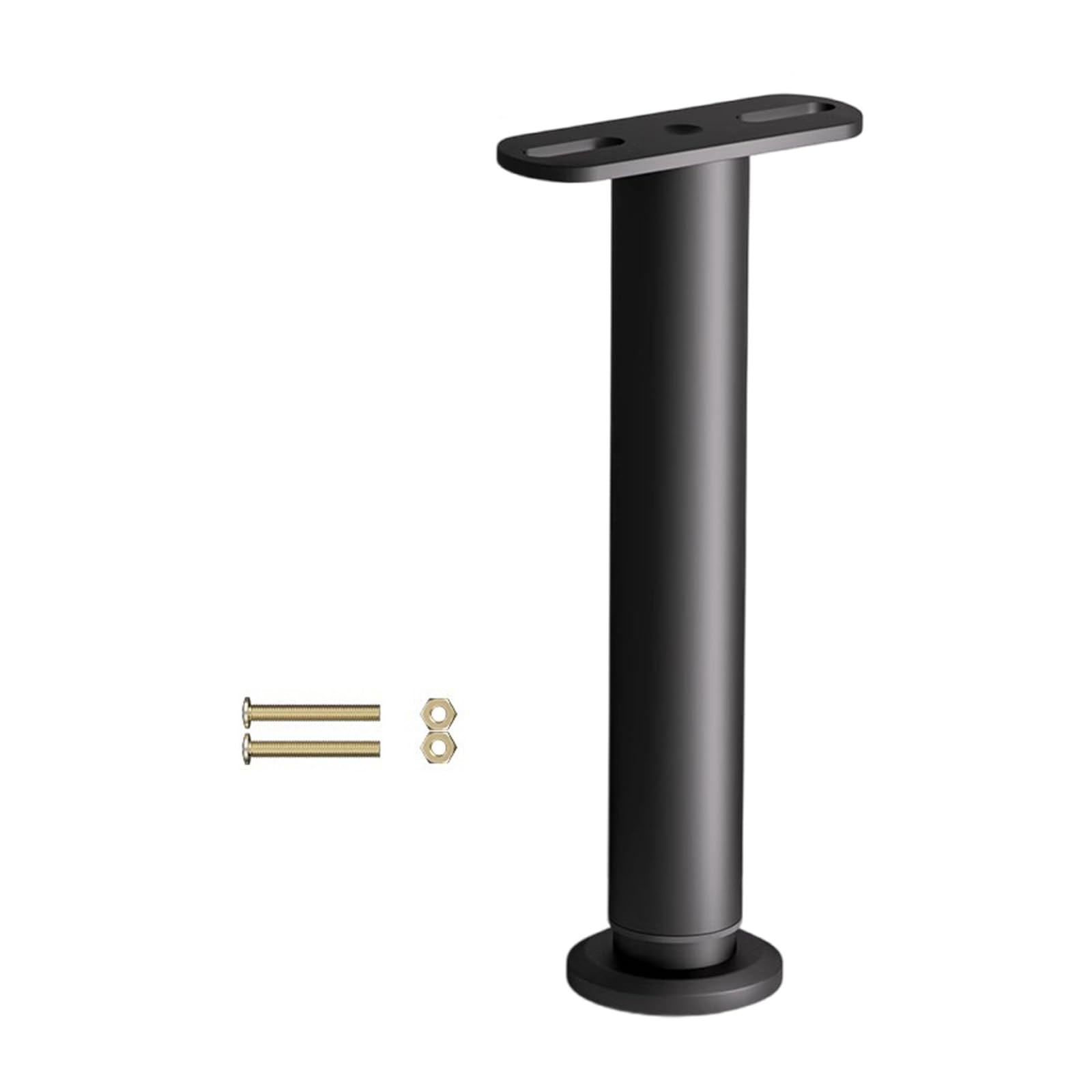 Quick Install Adjustable Furniture Column with Steel Base for Various Surfaces Stability Not Slip Furniture Leveling Feet