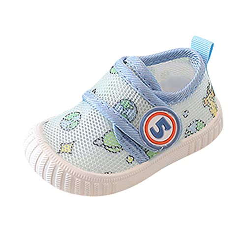 Toddler Girl Baby Boy Squeak Sneakers Cute Comfort Anti-Slip Soft Sole First-Walking Little Kid Trainers Shoes