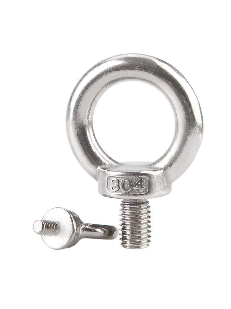 Tornillo Con Argolla 1 pieza M3M4M5M6M8M10M12M14M16M18M20M24 304 perno de ojo de elevación marino de acero inoxidable tornillo anillo orificio de bucle for cuerda de cable Tornillo Con Anilla(M16x25mm