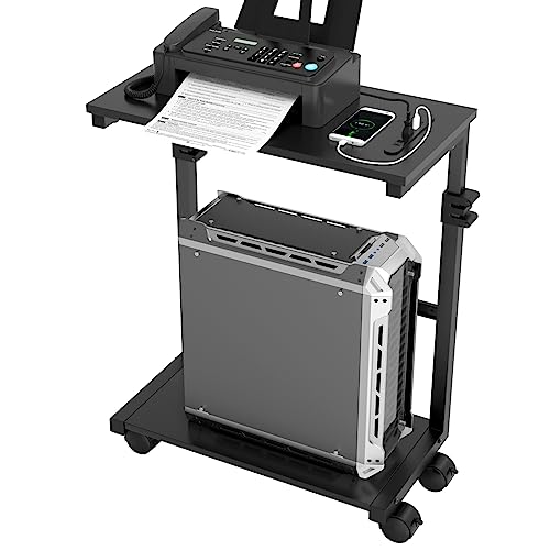【新品】パソコンスタンド 黒 パソコンラック ゲーミングPCラック キャスター付 Amazon.co.jp: [ミノリの恵 ] パソコンラック 昇降式 L字デスク