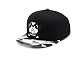 AGIBABY STEELO Infant & Toddler Cute Bulldog snapback flat brim hats (Black), One Size