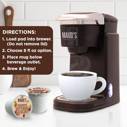 Image of Maud's Fall Flavored Coffee Pods Variety Pack, 24ct, 6 Assorted Flavors