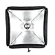 Godox Softbox 80 x 80 cm Kit Mit S-Typ Speedlite Halterung und Tragetasche, Faltbar, Bowens Mount für Kamera Blitz (SFUV8080)