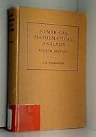 Numerical Mathematical Analysis, 4th Edition; B001MVB9QK Book Cover