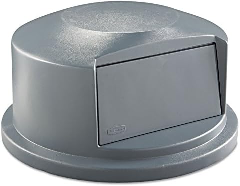 Rubbermaid Commercial Products Brute Dome Swing-Top Door Lid, Gray, 44-Gal