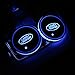 Auto Sport 2PCS LED Cup Holder Mat Pad Coaster with USB Rechargeable Interior Decoration Light for Land Rover Accessory