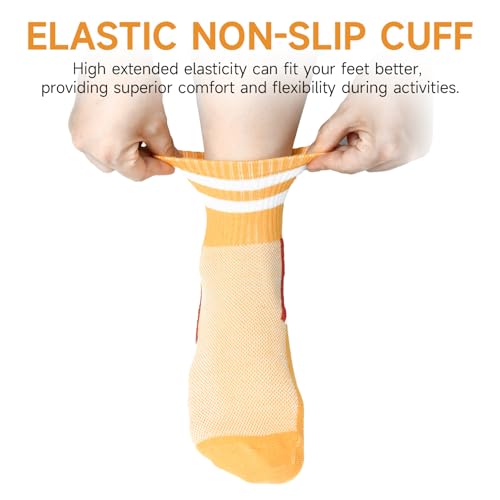 20 Pairs Women‘s Colorful Athletic Crew Socks Casual Soft Lightweight Quarter3