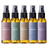 【 まとめ買い 5種類セット 】 天然 アロマスプレー (50ml×5) ピローミスト 香水 ルームフレグランス フレグランス ルームスプレー リラックス ピローミスト 枕 寝室 睡眠 マスク 消臭 香水 ギフト AROMIC 公式