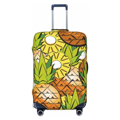 Tropical Summer Fruit Luggage Cover Washable Elasticated Luggage Covers for Suitcase tsa Approved Stylish Dust and Scratch Resistant Luggage Case Protector for Kids and Adults -