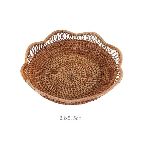 Frutero de mimbre tejido a mano para decorar la mesa de tu cocina 3