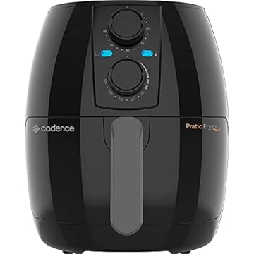 Fritadeira sem Óleo Cadence Pratic Fryer, 3L, Preta, 110V, FRT515