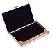 MaxGear Business Card Case, Professional Business Card Holder Slim Stainless Steel Card Holder Personality Metal Name Card Holder for Men & Women Bronze Gold