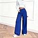 Womens Sweatpants Wide Leg Drawstring Casual Baggy High Waist Winter Fall Pants Workout Trousers Fashion Streetwear S-2XL Blue