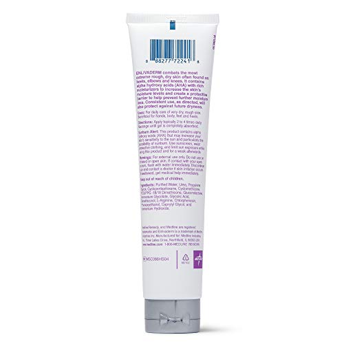 Medline Remedy Enlivaderm Hydrating Serum, 20% Urea + Aha, For Extreme Rough, Dry, And Scaly Areas, Exfoliates Outer Skin Layers, Great For Hands, Feet And Elbows, 4 Oz #TOP1