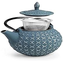IBILI Cast Iron Daca Teapot, 0.85 Litres, Enamel Interior, Induction Safe