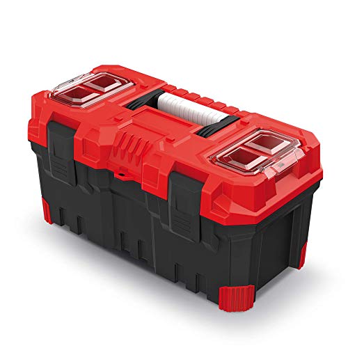 Kistenberg Titan Plus Werkzeugkiste KTIP5530 – stabile Werkzeugbox aus robustem Kunststoff, 554x286x276 mm, hohe Belastbarkeit & stapelbar, ideal für...